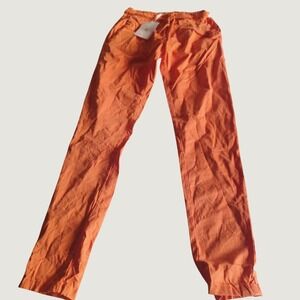 Milio-Milano by Venti6 Orange Lyocell Drawstring Jogger Pants XS ART-21760